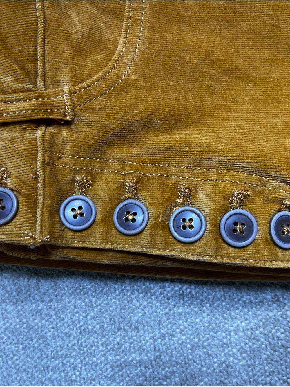 Pilcro Skinny High Rise Corduroy Jeans in Cedar 27 - Picture 12 of 13